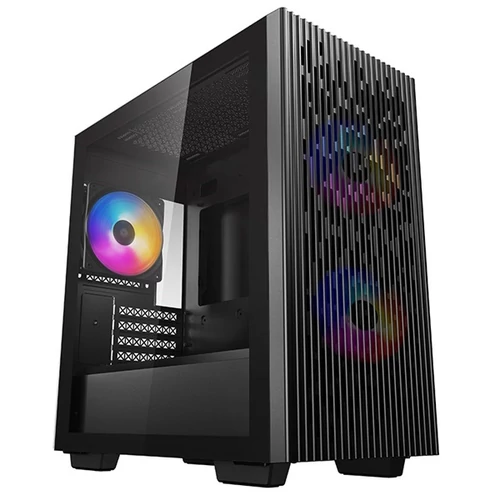 DeepCool Martexx 40 3FS Tempered Glass Black