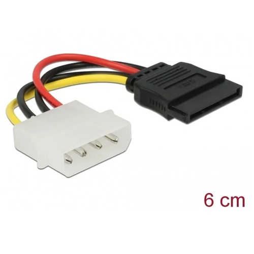 DeLock Power SATA HDD > 4pin male straight cable