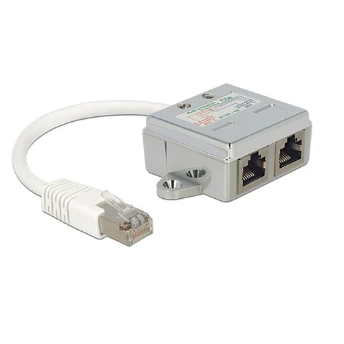 DeLock RJ45 Port duplázó (1 x RJ45 dugó > 2 x RJ45 jack (2 x Ethernet)