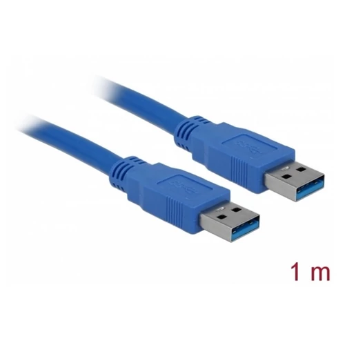 DeLock USB3.0-A (apa/apa) kábel 1m Blue