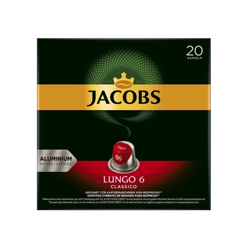 Douwe Egberts Jacobs Lungo Classico 20 db kávékapszula