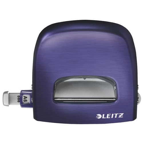 Lyukasztó, kétlyukú, 30 lap, fém, LEITZ 