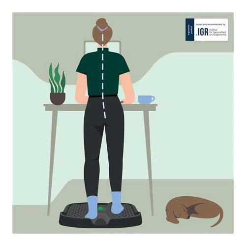 Álláskönnyítő szőnyeg, ergonómiai, LEITZ 