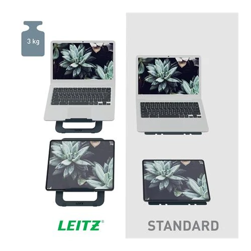 Laptop állvány, összehajtható, LEITZ 