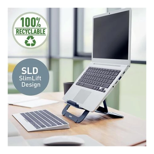 Laptop állvány, összehajtható, LEITZ 