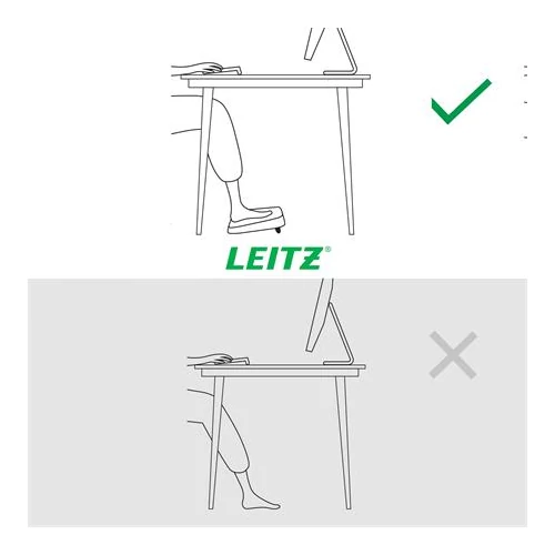 Lábtámasz, állítható, LEITZ 