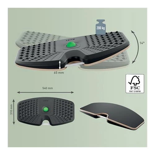 Egyensúlyozó deszka, ergonómiai, LEITZ 
