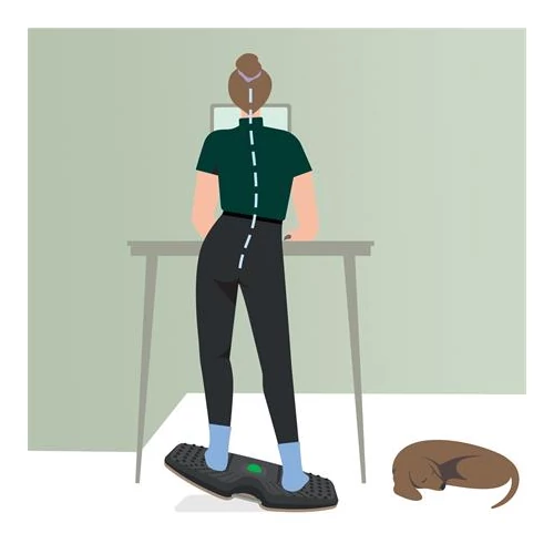 Egyensúlyozó deszka, ergonómiai, LEITZ 