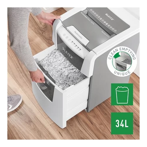 Iratmegsemmisítő, konfetti, 100 lap, LEITZ 