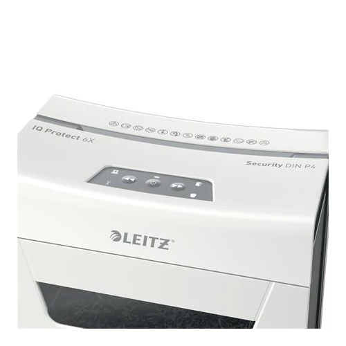 Iratmegsemmisítő, konfetti, 6 lap, LEITZ 