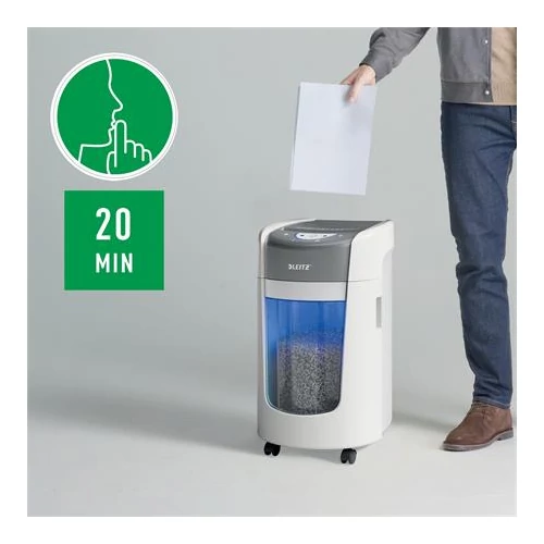 Iratmegsemmisítő, mikrokonfetti, 6 lap, LEITZ 