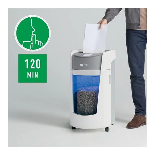 Iratmegsemmisítő, mikrokonfetti, 10 lap, LEITZ 