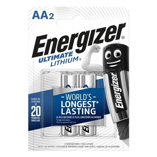 Elem, AA ceruza, 2 db, Lítium, ENERGIZER 
