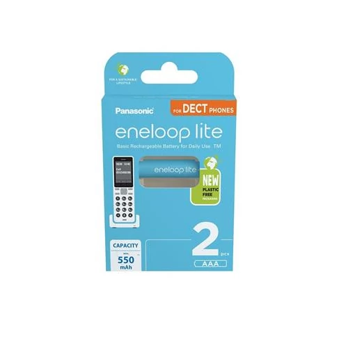Panasonic Eneloop BK-4LCCE/2DE AAA 550mAh mikro ceruza akku 2db/csomag