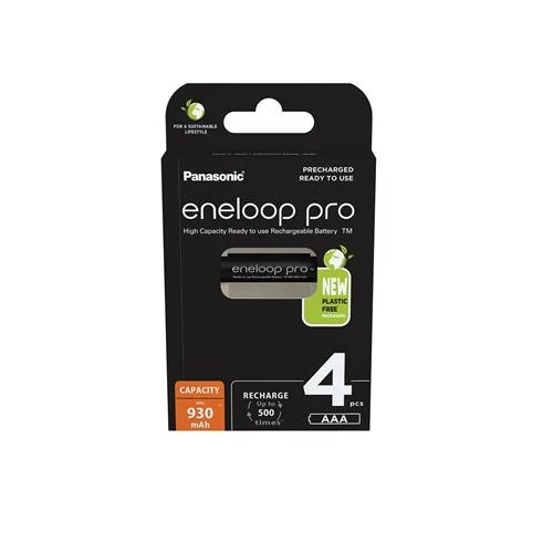 Panasonic Eneloop BK-4HCDE/4BE AAA 930mAh mikro ceruza akku 4db/csomag
