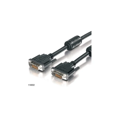 DVI-D Dual Link monitor kábel, 1,8 m, EQUIP