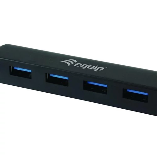 USB elosztó-HUB, 4 port, USB 3.2, EQUIP 