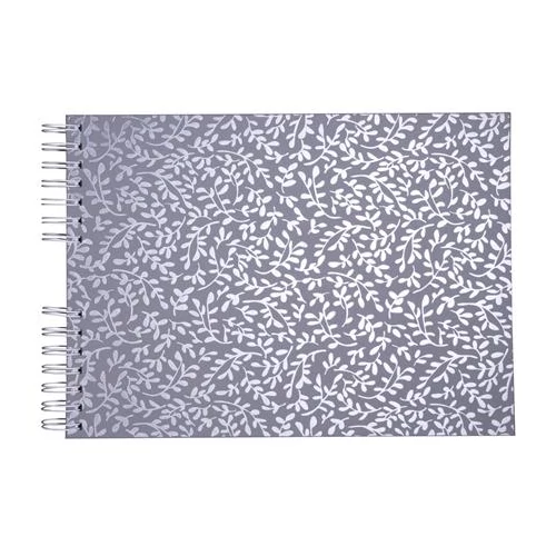 Fotóalbum, spirál, 32x22 cm, 25 lap, EXACOMPTA "Autentik", kékesszürke