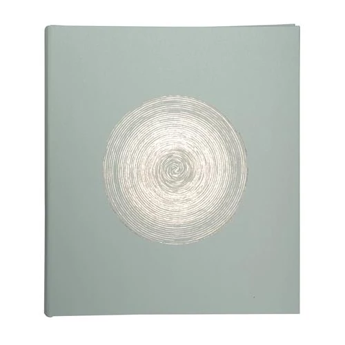 Fotóalbum, 29x32 cm, 30 lap, EXACOMPTA "Ellipse", szürkészöld