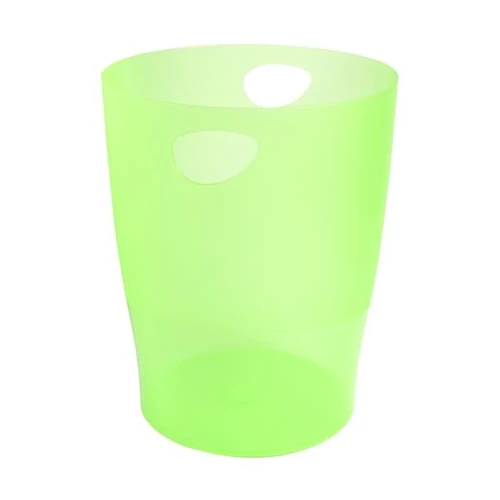 Papírkosár, 15 l, PP, EXACOMPTA "Linicolor", almazöld