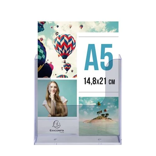Katalógustartó, fali, A5, álló, EXACOMPTA 
