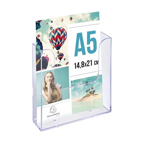 Katalógustartó, fali, A5, álló, EXACOMPTA 