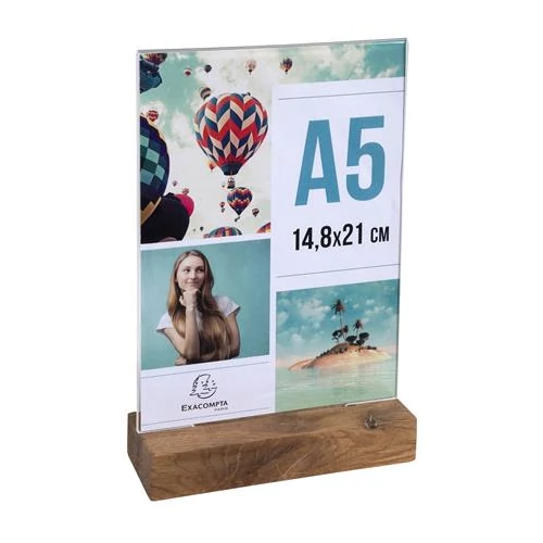 Laptartó, álló, A5, EXACOMPTA, áttetsző