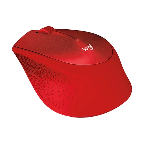 Logitech M330 Silent vezeték nélküli piros egér