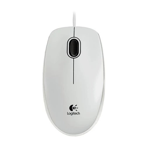 Logitech OEM B100 USB fehér egér