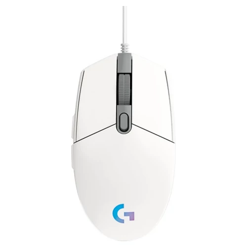 Logitech G203 Lightsync fehér gamer egér
