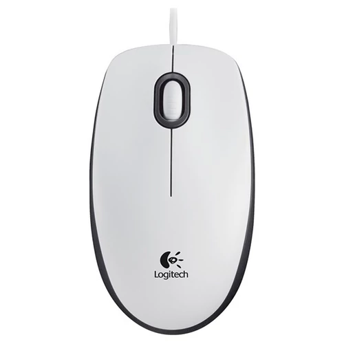 Logitech M100 optikai egér USB fehér