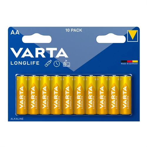 VARTA 4106101461 Longlife AA (LR06) alkáli ceruza elem 10db/bliszter