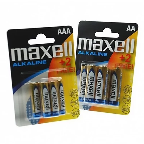 Maxell AAA Alkáli Elem 4+2db/csomag