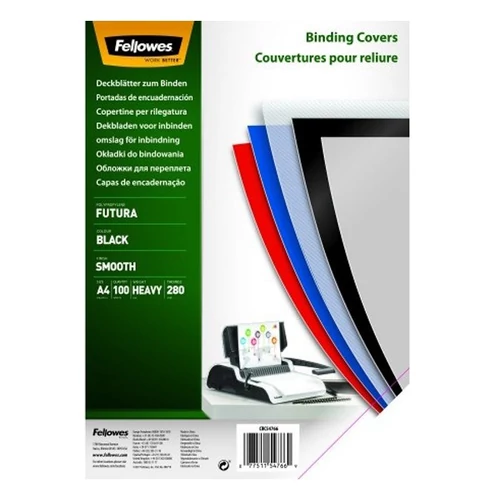 Hátlap, A4, 280mikron, pp, matt, FELLOWES 
