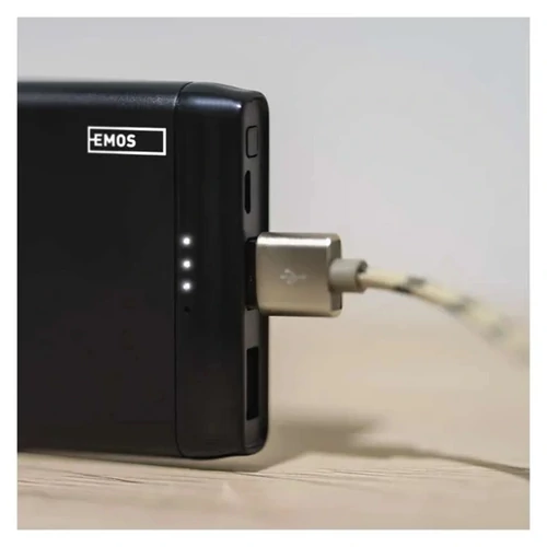 Emos B0526B ALPHA 10S, 10000 mAh, 10 W, fekete powebank
