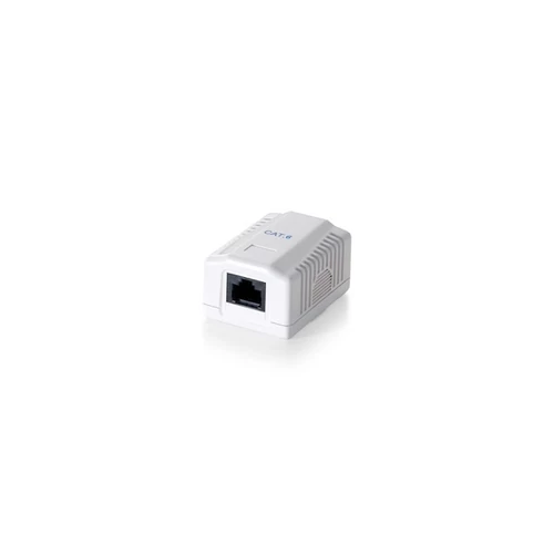 Equip Fali aljzat - 235211 (Cat6, UTP, RJ45, árnyékolatlan, fehér)