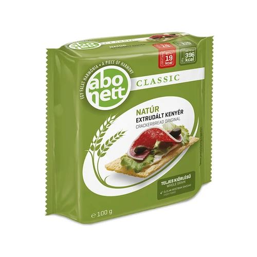 Extrudált kenyér, ABONETT, 100 g, natúr