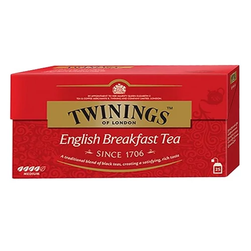Fekete tea, 25x2 g, TWININGS 