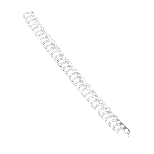 Spirál, fém, 3:1, 12mm, 81-100lap, FELLOWES, fehér, 100db/doboz