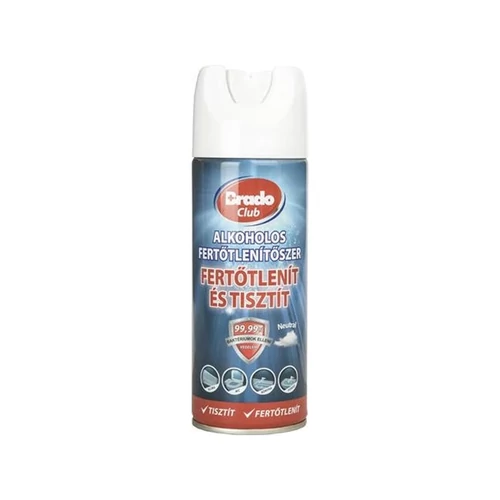 Fertőtlenítő spray, 400 ml, BRADOCLUB, neutral