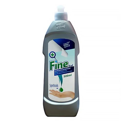 Kézfertőtlenítőszer, 0,5 l, WELL DONE "Ultra Fine"