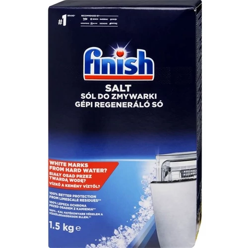 Mosogatógép regeneráló só, 1,5 kg, FINISH
