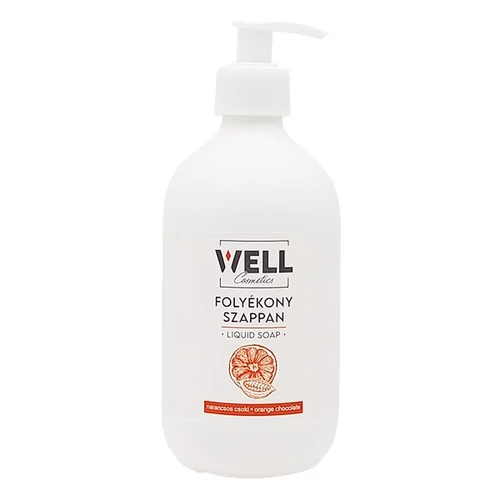 Folyékony szappan pumpás WELL narancsos-csoki 500ml
