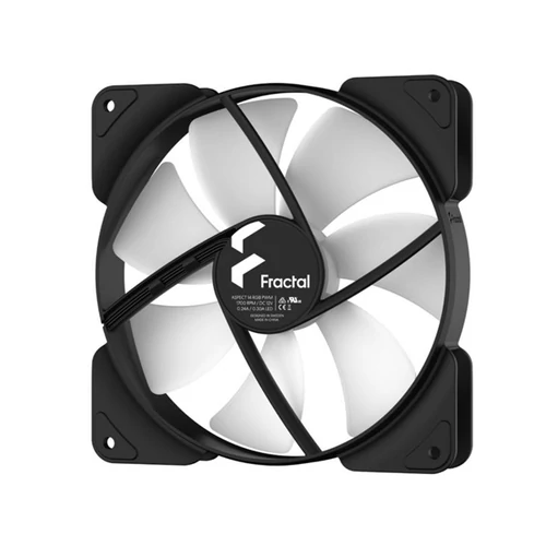 Fractal Design 140mm Aspect 14 RGB PWM fekete ház hűtőventilátor (3-pack)