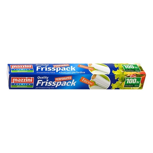 Frissentartó fólia 45m perforált 100ív MAZZINI Frisspack