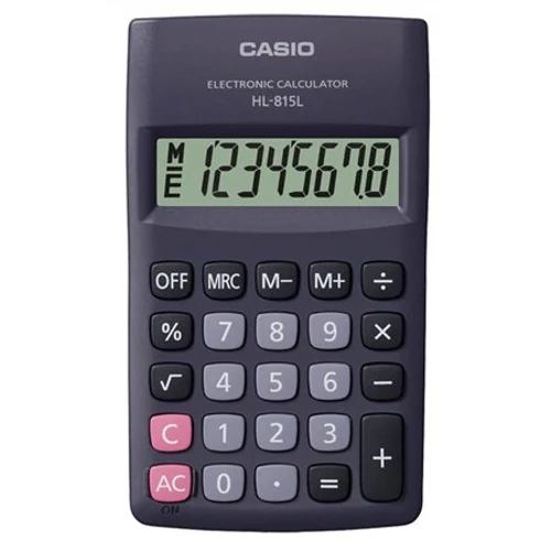 Zsebszámológép, 8 számjegy, CASIO 