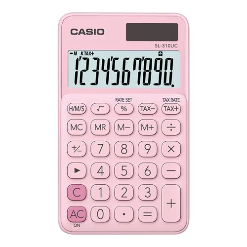 Zsebszámológép, 10 számjegy, CASIO 