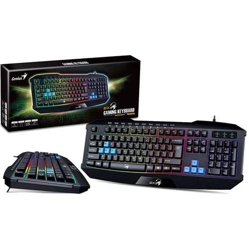 Genius Scorpion K215 Illuminated HUN USB fekete billentyűzet