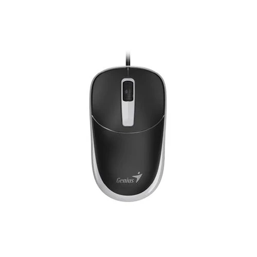 Egér, vezetékes, optikai, normál méret, USB, GENIUS 