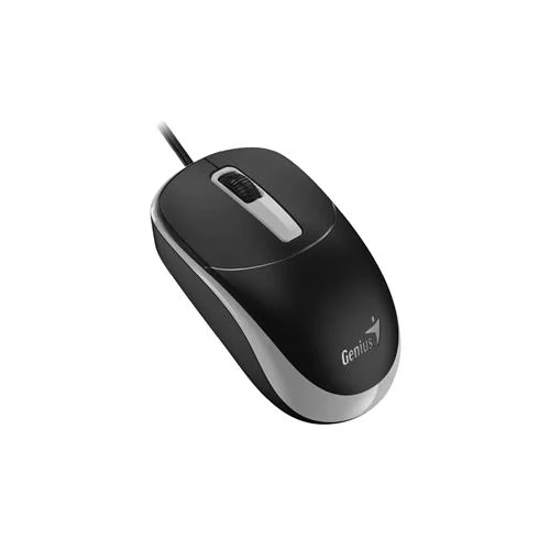 Egér, vezetékes, optikai, normál méret, USB, GENIUS 